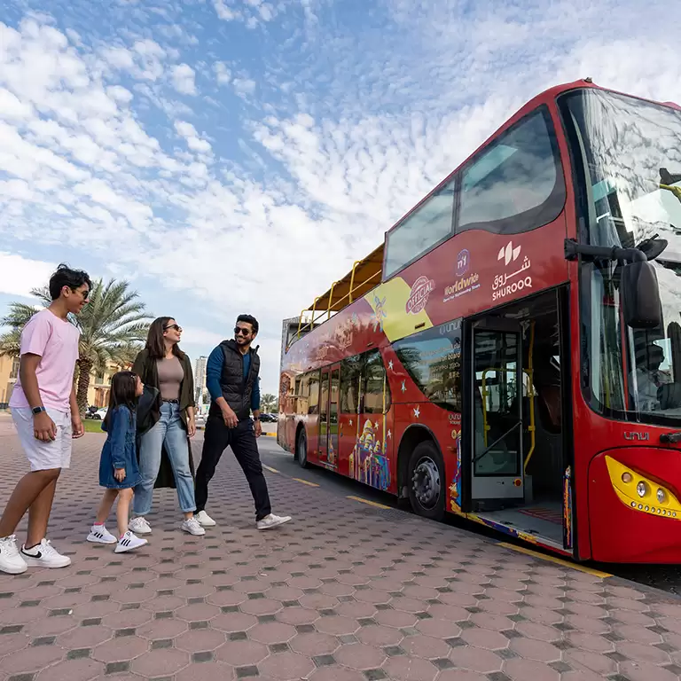 Hop-On Hop-Off City Sightseeing Bus Tour in Sharjah