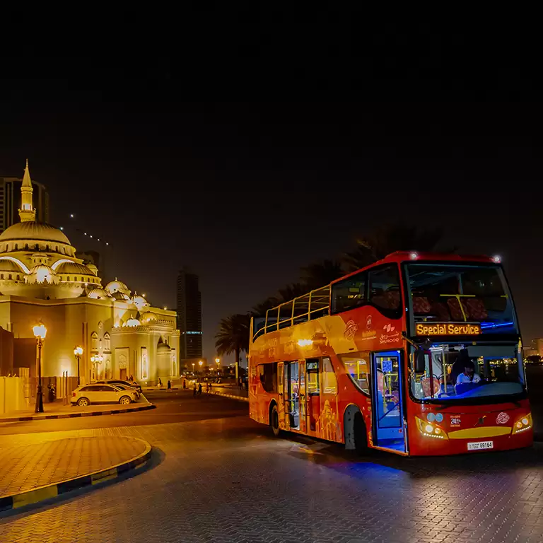 Hop-On Hop-Off City Sightseeing Bus Tour in Sharjah