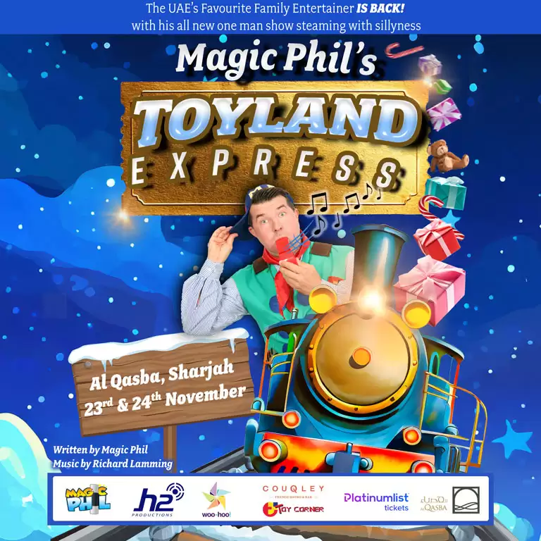 Magic Phil's Toyland Express in Al Qasba, Sharjah