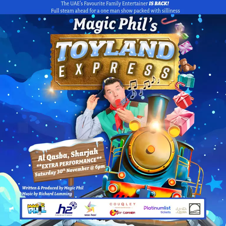 Magic Phil's Toyland Express in Al Qasba, Sharjah