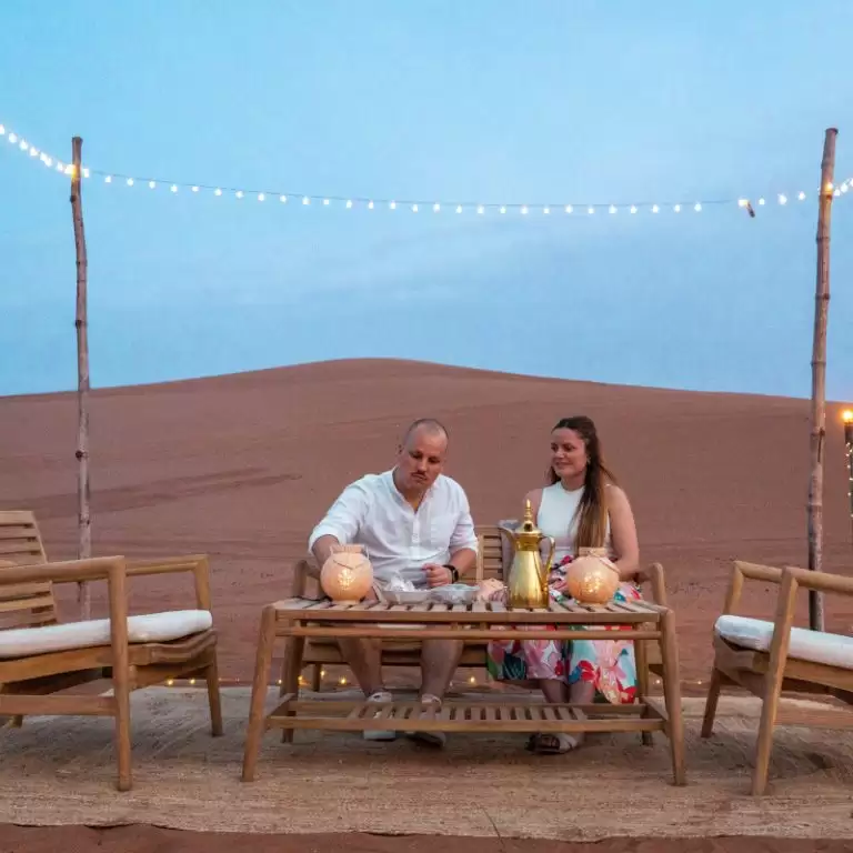 Private Dinner in the desert with optional Buggy Experience