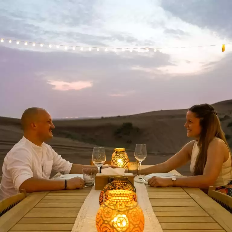Private Dinner in the desert with optional Buggy Experience