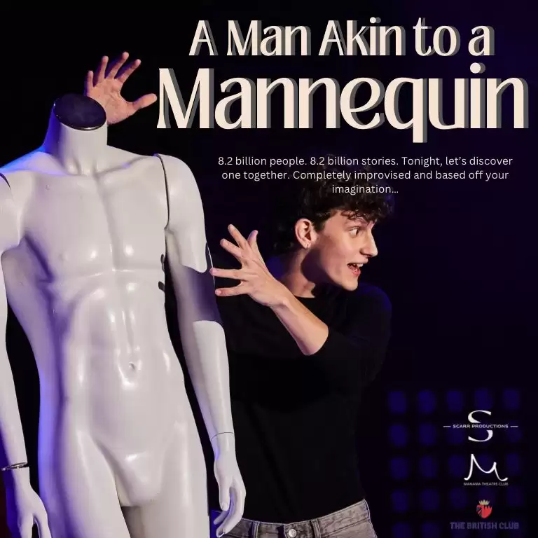 A Man Akin to a Mannequin at The British Club