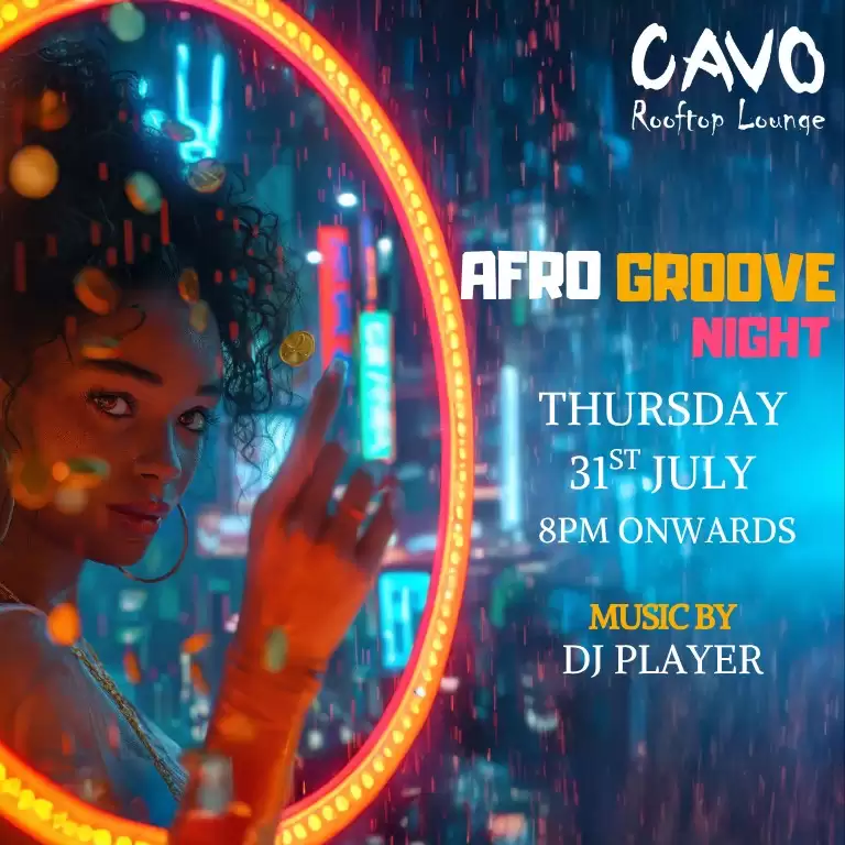 Afro Groove Night at Cavo Rooftop Bahrain