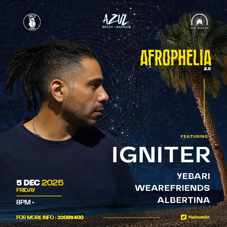 Afrophelia 2.0 at Azul Beach, Bahrain