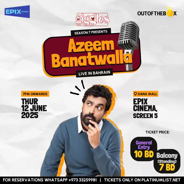 Azeem Banatwalla Live in Bahrain