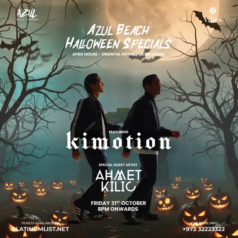 Azul Beach Halloween Specials Featuring Kimotion & Ahmet Kilic