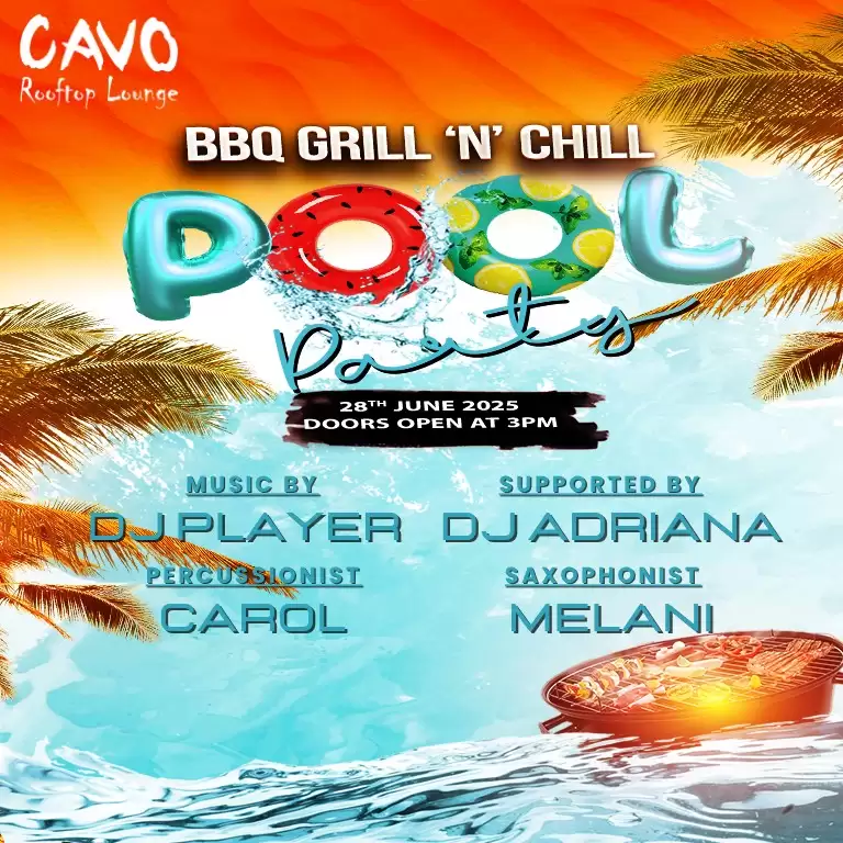 BBQ Pool Party at Cavo Rooftop Bahrain