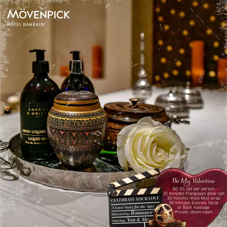 Be My Valentine – Spa Package at Mövenpick Hotel Bahrain