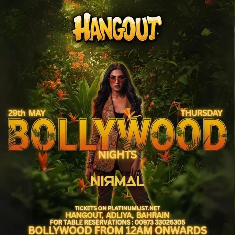 Bollywood Nights at Hangout, Bahrain