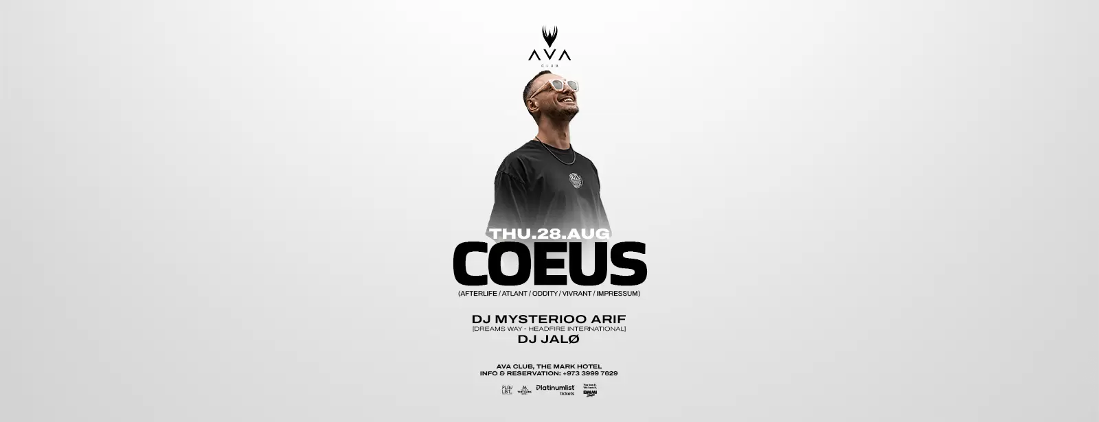 Coeus (Afterlife - Oddity - Atlant) live in Bahrain
