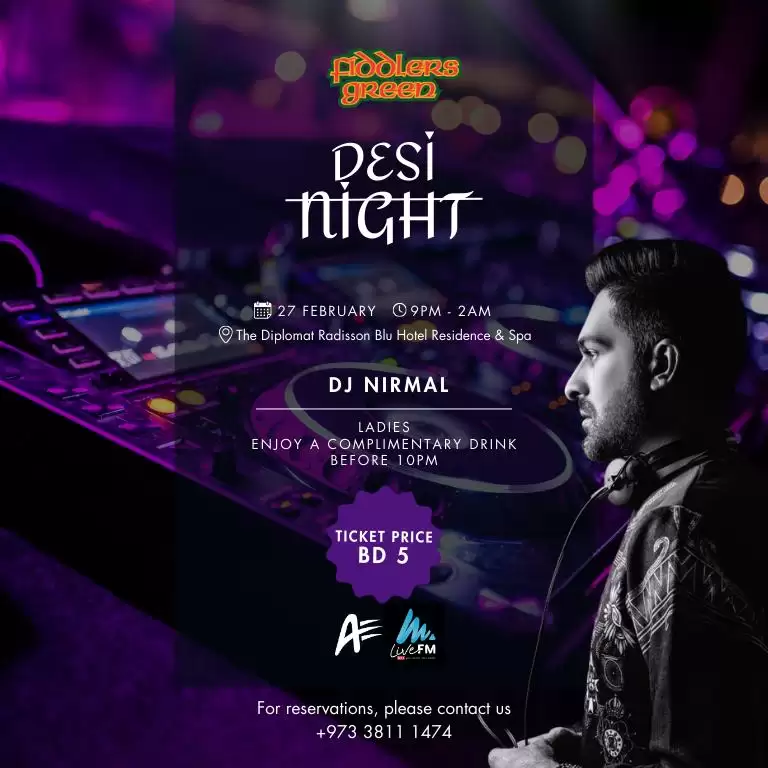 Desi Night at The Diplomat Radission Blu Hotel, Residence & Spa