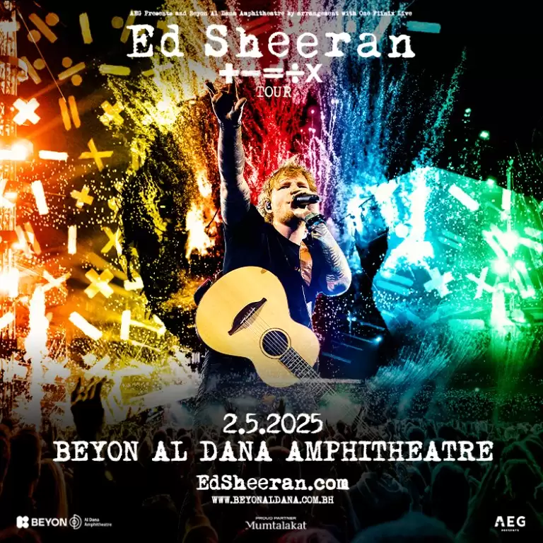 Ed Sheeran at Beyon Al Dana Amphitheatre, Bahrain