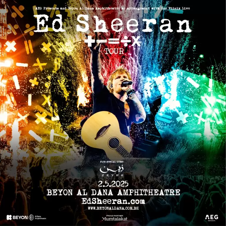 Ed Sheeran at Beyon Al Dana Amphitheatre, Bahrain