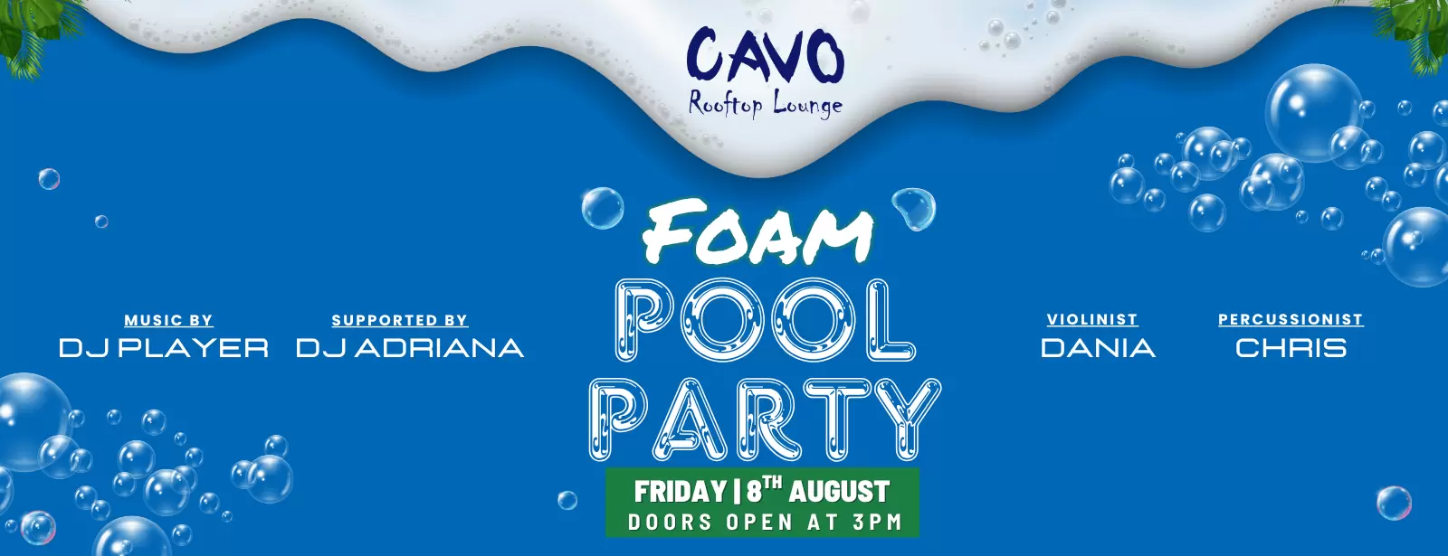 Cavo Rooftop Bahreyn'de Köpük Havuz Partisi