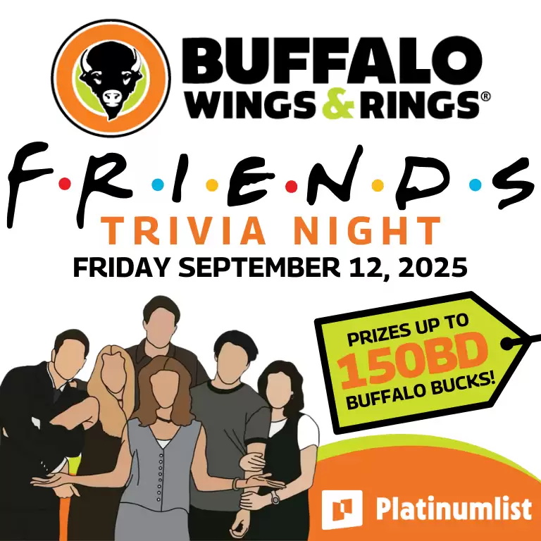 Вечер викторины по "Друзьям" в Buffalo Wings & Rings, Бахрейн