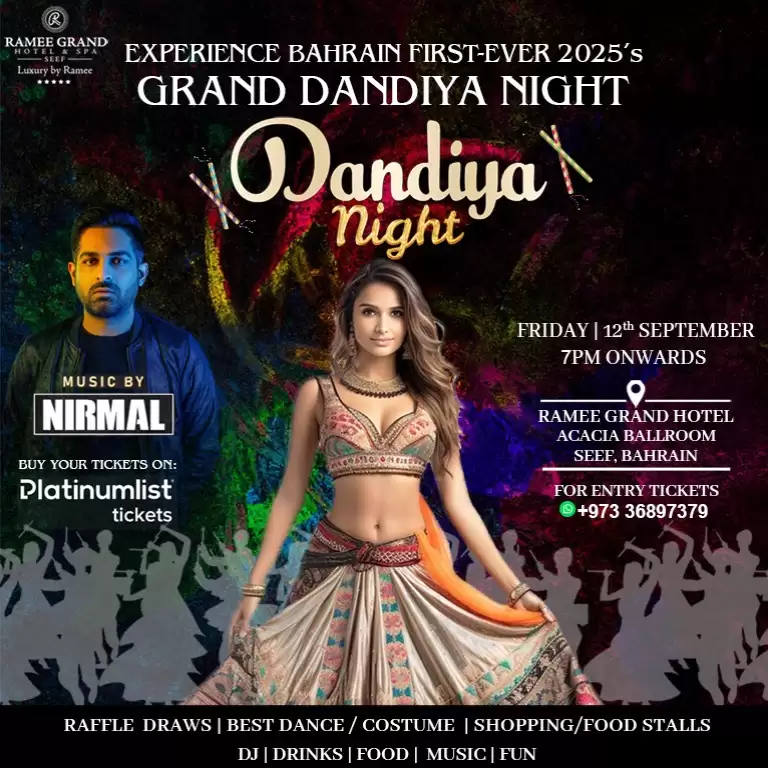 BÜYÜK DANDIYA GECESİ BAHREYN