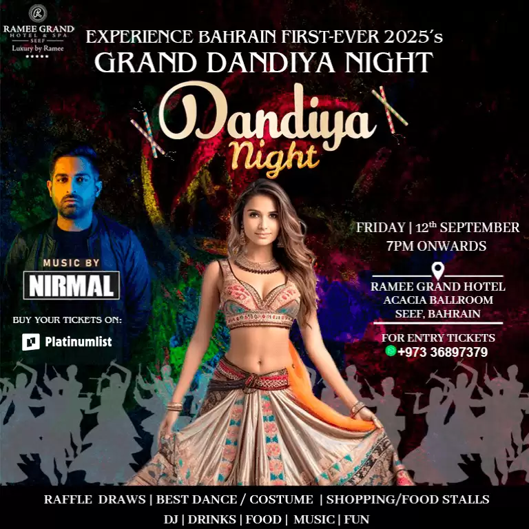 BÜYÜK DANDIYA GECESİ BAHREYN