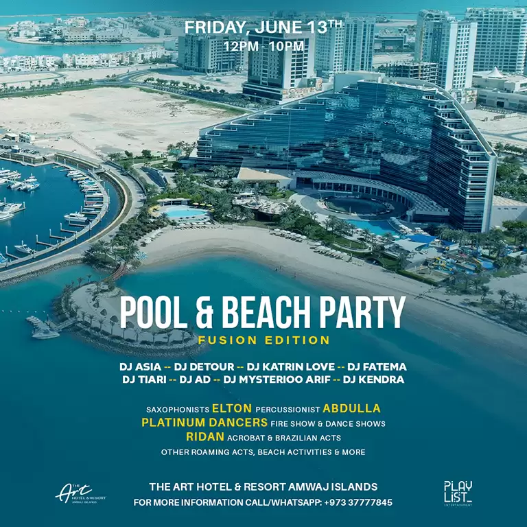 Hybrid Pool & Beach Party (Fusion Edition) at The Art Hotel & Resort