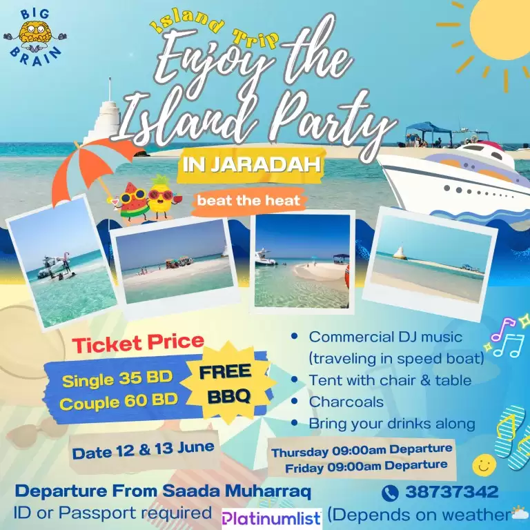 Island Day Trip - Enjoy the Island Party in Jaradah