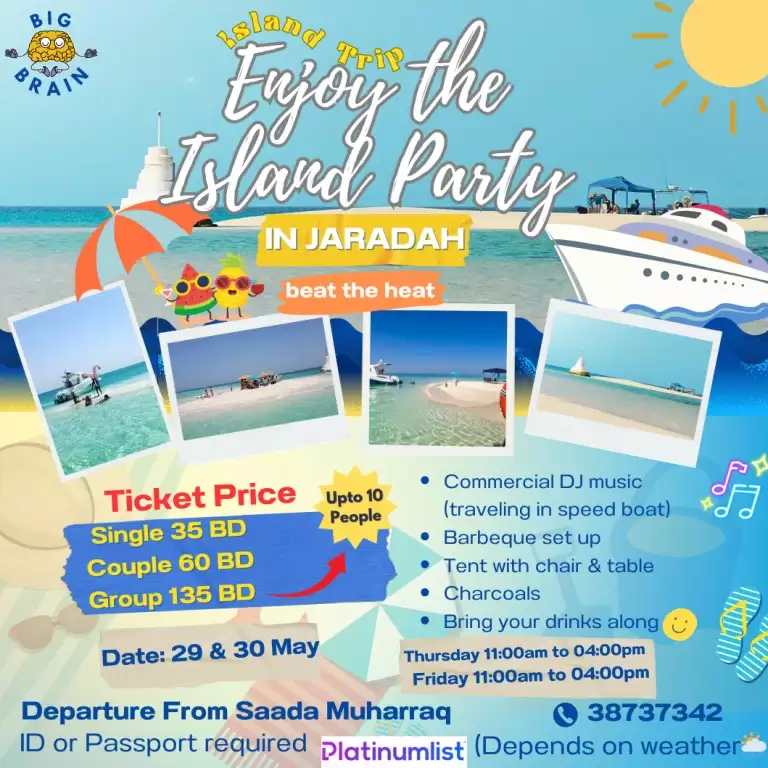 Island Trip - Enjoy the Island Party in Jaradah