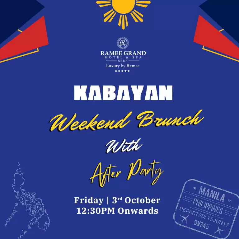 Kabayan Friday Brunch with AFTER Party at Ramee Grand Hotel, Bahrain