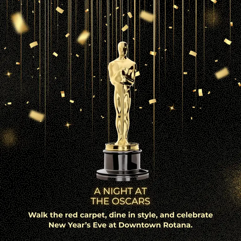 New Year's Eve Gala Dinner - Red Carpet Oscars Night at Downtown Rotana, Ballroom
