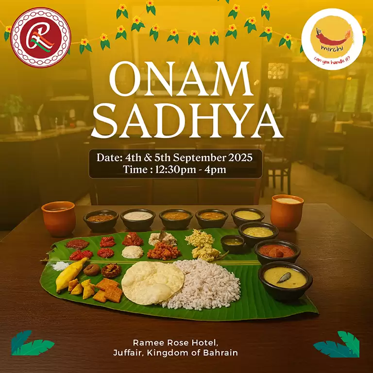 It's Mirchi Restoranında Onam Sadya
