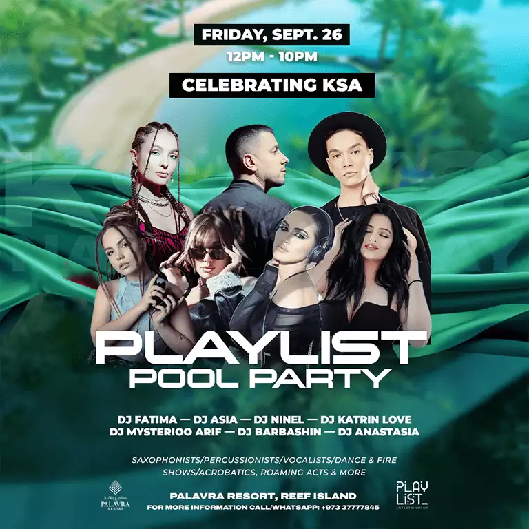 Playlist Pool Party at Palavra Resort [Celebrating KSA edition]