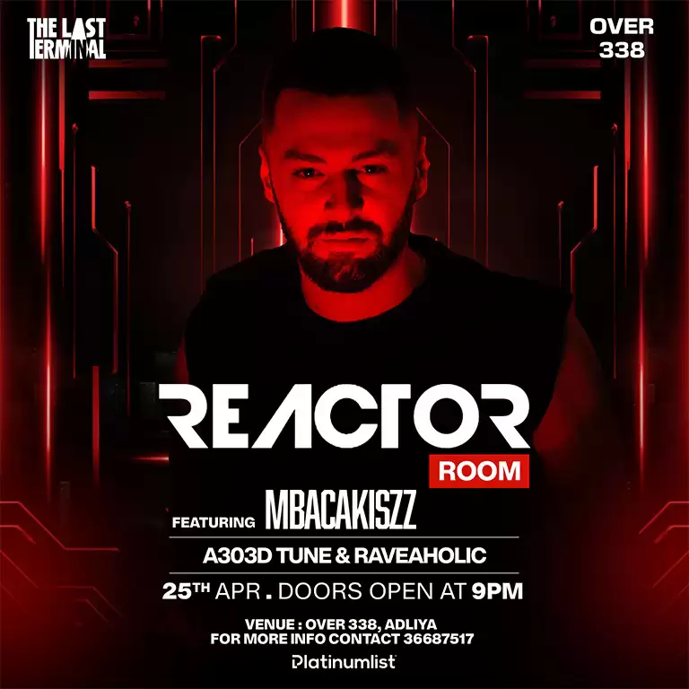 Reactor Room featuring Mbacakiszz at Over338, Adliya
