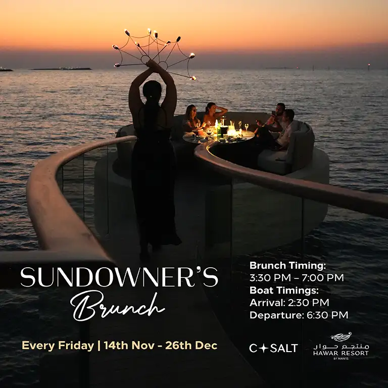 Sundowners Brunch at Csalt, Hawar