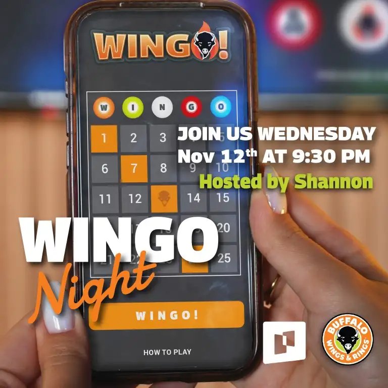 ليلة WINGO في Buffalo Wings & Rings، البحرين