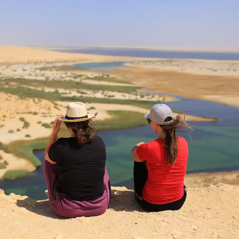 From Cairo: 4x4 Desert Safari with Sandboarding, Camel Ride, Magic Lake, and Lunch