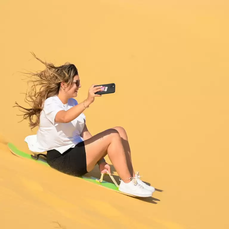 From Cairo: 4x4 Desert Safari with Sandboarding, Camel Ride, Magic Lake, and Lunch