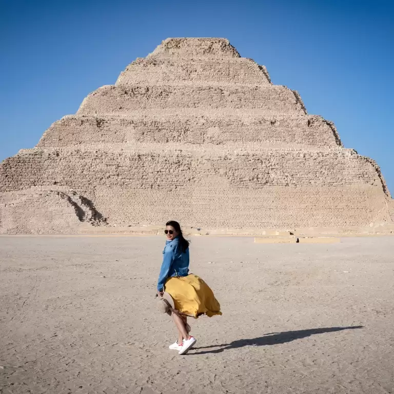 From Cairo: Pyramids of Giza, Sphinx, Saqqara & Memphis Tour