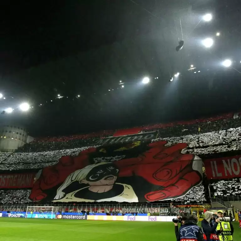 AC Milan vs Napoli Live at Stadio San Siro