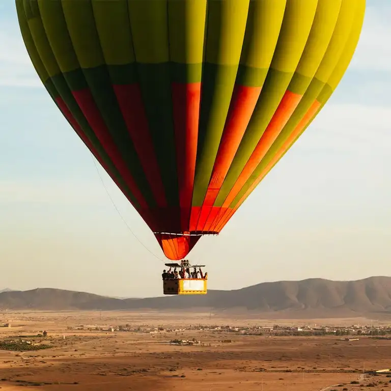 Приключение на воздушном шаре – полет на рассвете в Kasbah Le Mirage & Spa