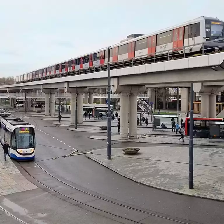 GVB Amsterdam: Public Transport by Tram, Bus, and Metro