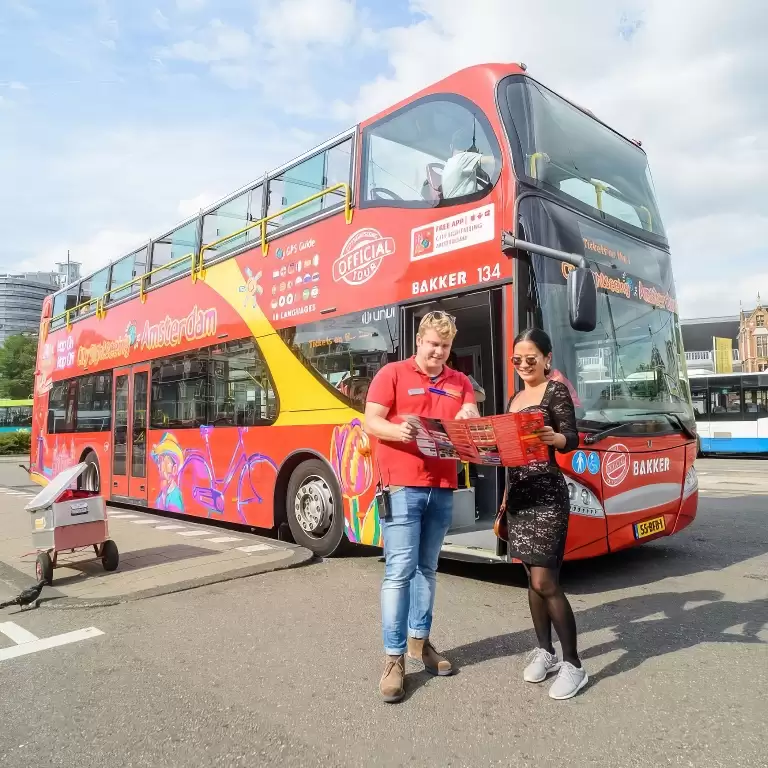 Hop-On Hop-Off Amsterdam Bus - 24 Hours