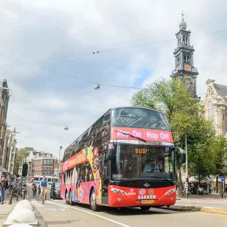 Hop-On Hop-Off Amsterdam Bus - 24 Hours