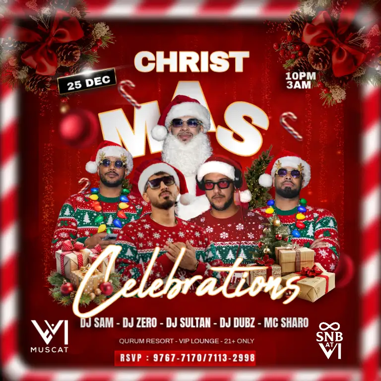 VI Muscat'ta Noel partisi kutlaması