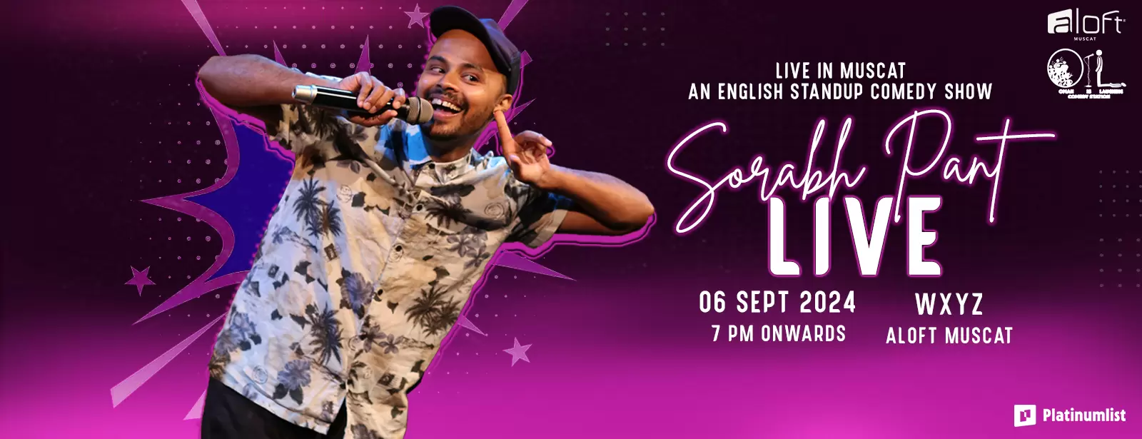 Sorabh Pant Standup Comedy Show at Aloft Muscat