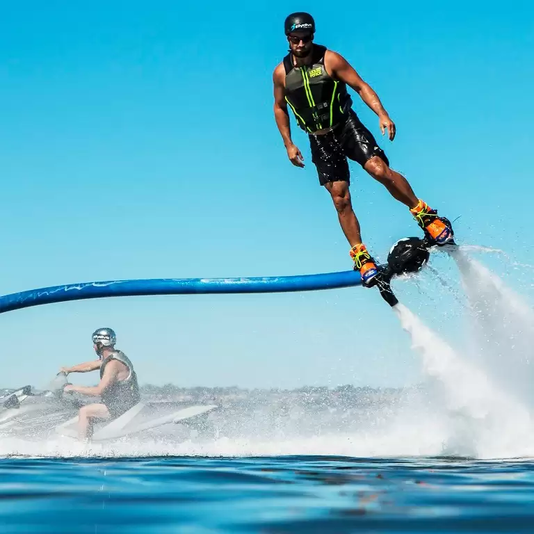 Flyboarding at Old Mina Port - Qool Qatar