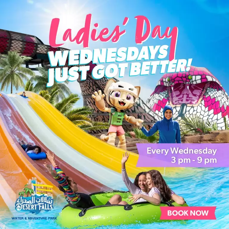 Ladies Day at Desert Falls Sea Caves Waterpark