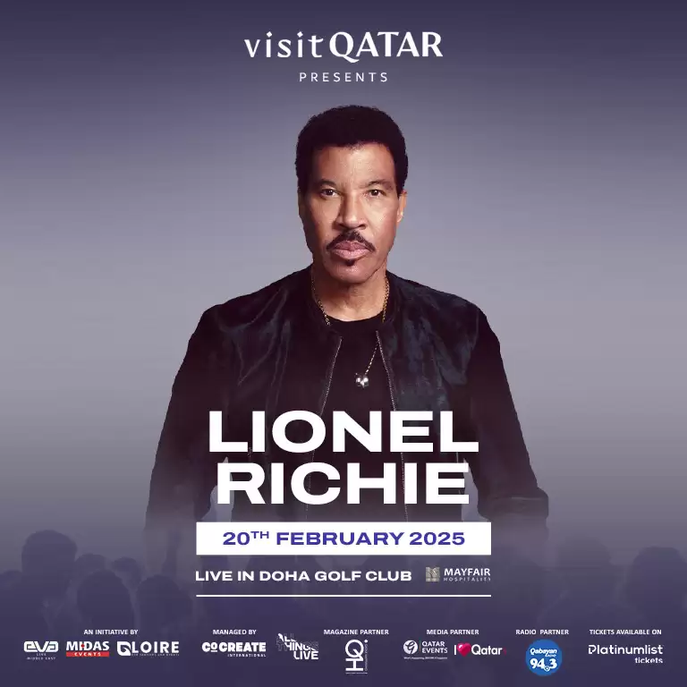 Lionel Richie Live at Doha Golf Club, Qatar
