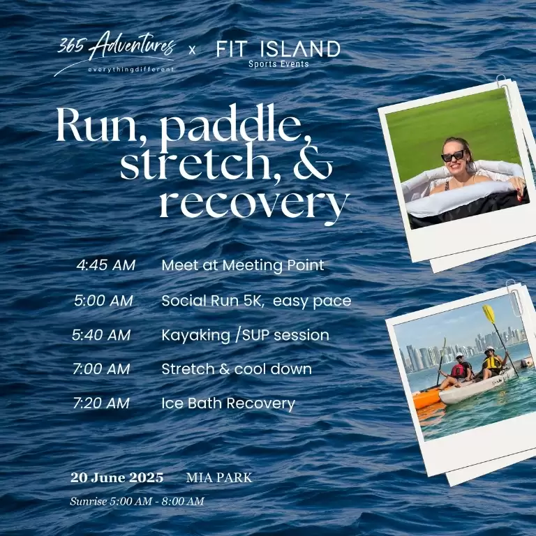 Run, Paddle, Stretch & Recovery Event