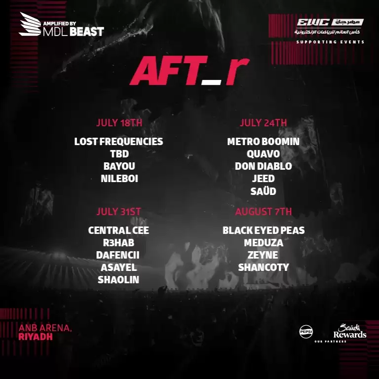 AFT_r - Week 4 in Riyadh: BLACK EYED PEAS, MEDUZA AND SHARKK