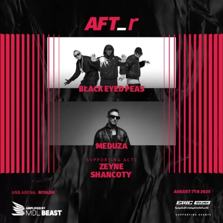 AFT_r - Week 4 in Riyadh: BLACK EYED PEAS, MEDUZA AND SHARKK