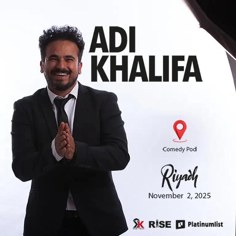 Riyad'da Adi Khalifa'nın Komedi Gösterisi