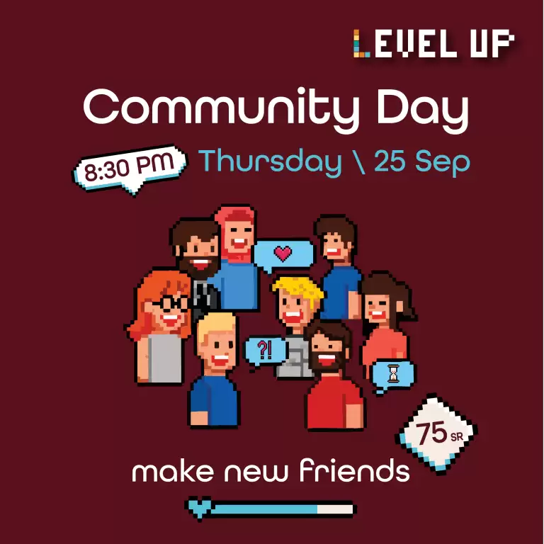 Community day at Level Up in Riyadh